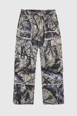Style Core Aesthetics, New Style Trends Camo Baggy Cargo Pants