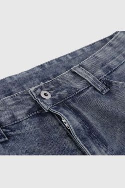 Style Core Aesthetics, New Style Trends Camouflage Patchwork Jeans