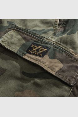 Style Core Aesthetics, New Style Trends Camouflage Pocket Cargo Shorts