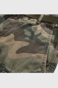 Style Core Aesthetics, New Style Trends Camouflage Pocket Cargo Shorts
