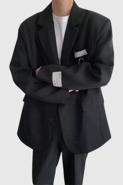 Style Core Aesthetics, New Style Trends Carabiner Decoration Leisure Blazer