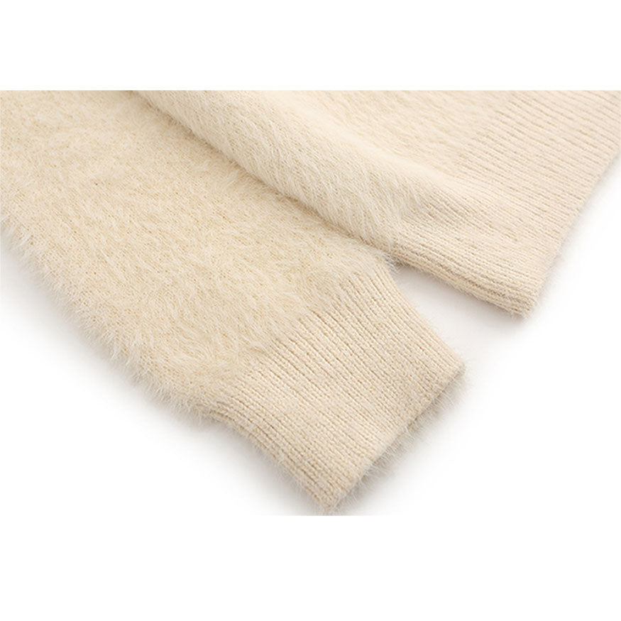 Style Core Aesthetics, New Style Trends Carrot & Rabbit Pattern Fuzzy Sweater Style Core Aesthetics, New Style Trends Carrot & Rabbit Pattern Fuzzy Sweater