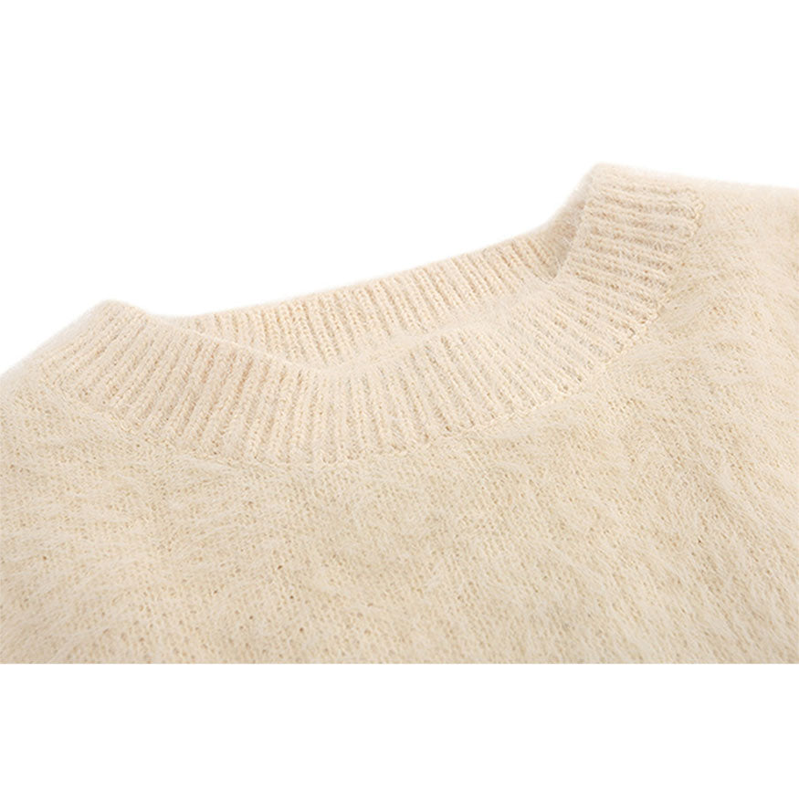 Style Core Aesthetics, New Style Trends Carrot & Rabbit Pattern Fuzzy Sweater Style Core Aesthetics, New Style Trends Carrot & Rabbit Pattern Fuzzy Sweater