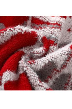 Style Core Aesthetics, New Style Trends Cartoon Cobweb Printed Knit Pullover