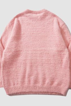 Style Core Aesthetics, New Style Trends Cartoon Doll Embroidered Pullover