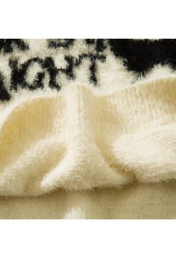 Style Core Aesthetics, New Style Trends Cartoon Doll Embroidered Pullover