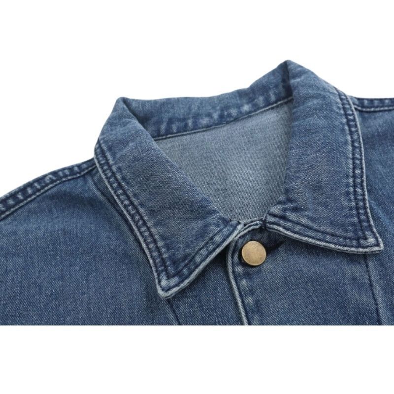 Style Core Aesthetics, New Style Trends Cartoon Embroidered Multi-Pocket Denim Jacket Style Core Aesthetics, New Style Trends Cartoon Embroidered Multi-Pocket Denim Jacket