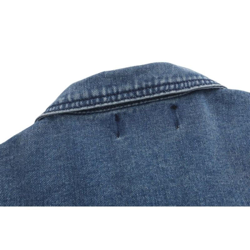 Style Core Aesthetics, New Style Trends Cartoon Embroidered Multi-Pocket Denim Jacket Style Core Aesthetics, New Style Trends Cartoon Embroidered Multi-Pocket Denim Jacket