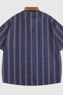 Style Core Aesthetics, New Style Trends Cartoon Embroidered Shirts