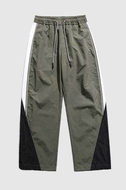 Style Core Aesthetics, New Style Trends Casual Colorblock Jogger Pants