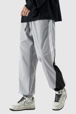 Style Core Aesthetics, New Style Trends Casual Colorblock Jogger Pants