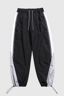 Style Core Aesthetics, New Style Trends Casual Colorblock Jogger Pants