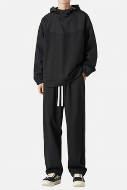 Style Core Aesthetics, New Style Trends Casual Colorblock Two Piece Set