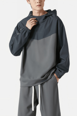 Style Core Aesthetics, New Style Trends Casual Colorblock Two Piece Set