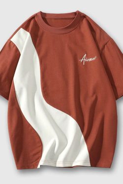 Style Core Aesthetics, New Style Trends Casual Contrast Tee