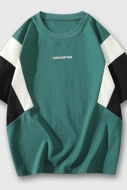 Style Core Aesthetics, New Style Trends Casual Contrast Tee