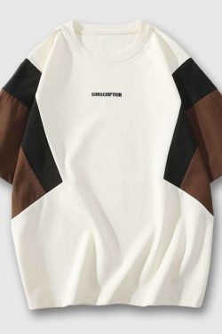 Style Core Aesthetics, New Style Trends Casual Contrast Tee