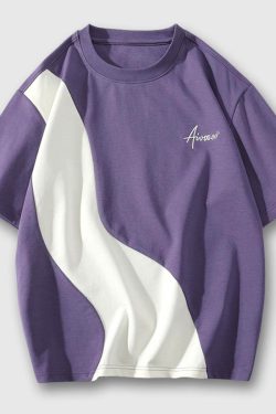 Style Core Aesthetics, New Style Trends Casual Contrast Tee