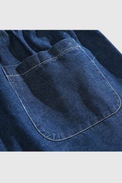 Style Core Aesthetics, New Style Trends Casual Denim Shirt Set