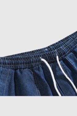 Style Core Aesthetics, New Style Trends Casual Denim Shirt Set