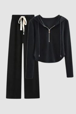 Style Core Aesthetics, New Style Trends Casual Drawstring Sets