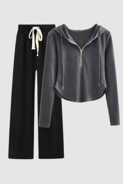 Style Core Aesthetics, New Style Trends Casual Drawstring Sets