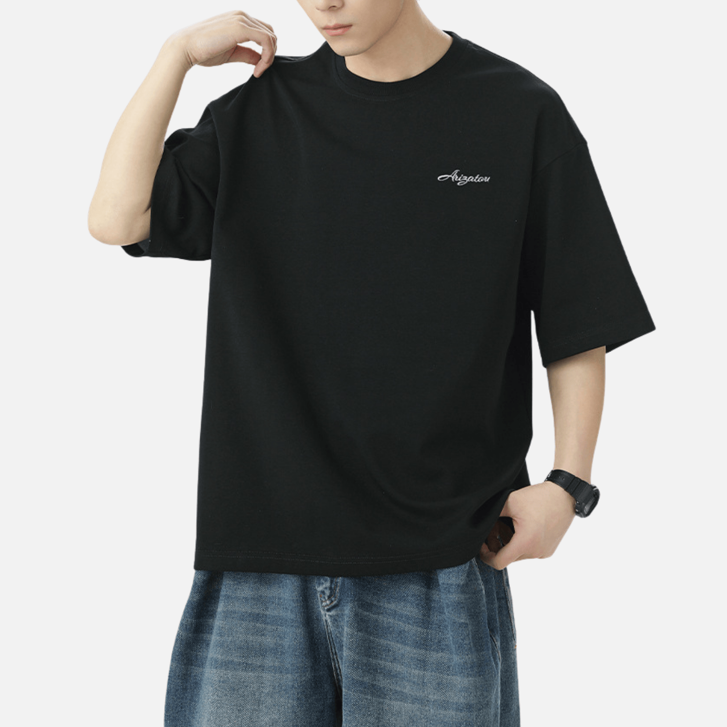 Style Core Aesthetics, New Style Trends Casual Embroidered Tee Style Core Aesthetics, New Style Trends Casual Embroidered Tee
