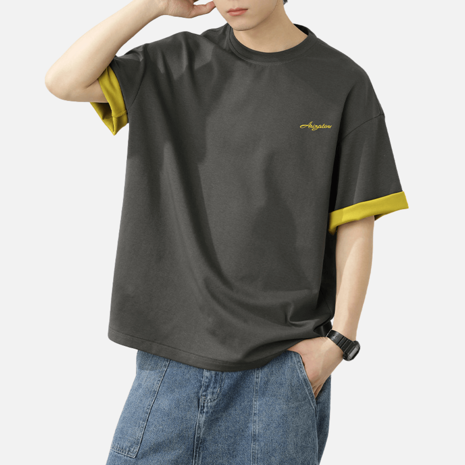 Style Core Aesthetics, New Style Trends Casual Embroidered Tee Style Core Aesthetics, New Style Trends Casual Embroidered Tee