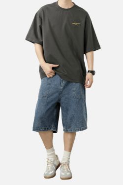 Style Core Aesthetics, New Style Trends Casual Embroidered Tee