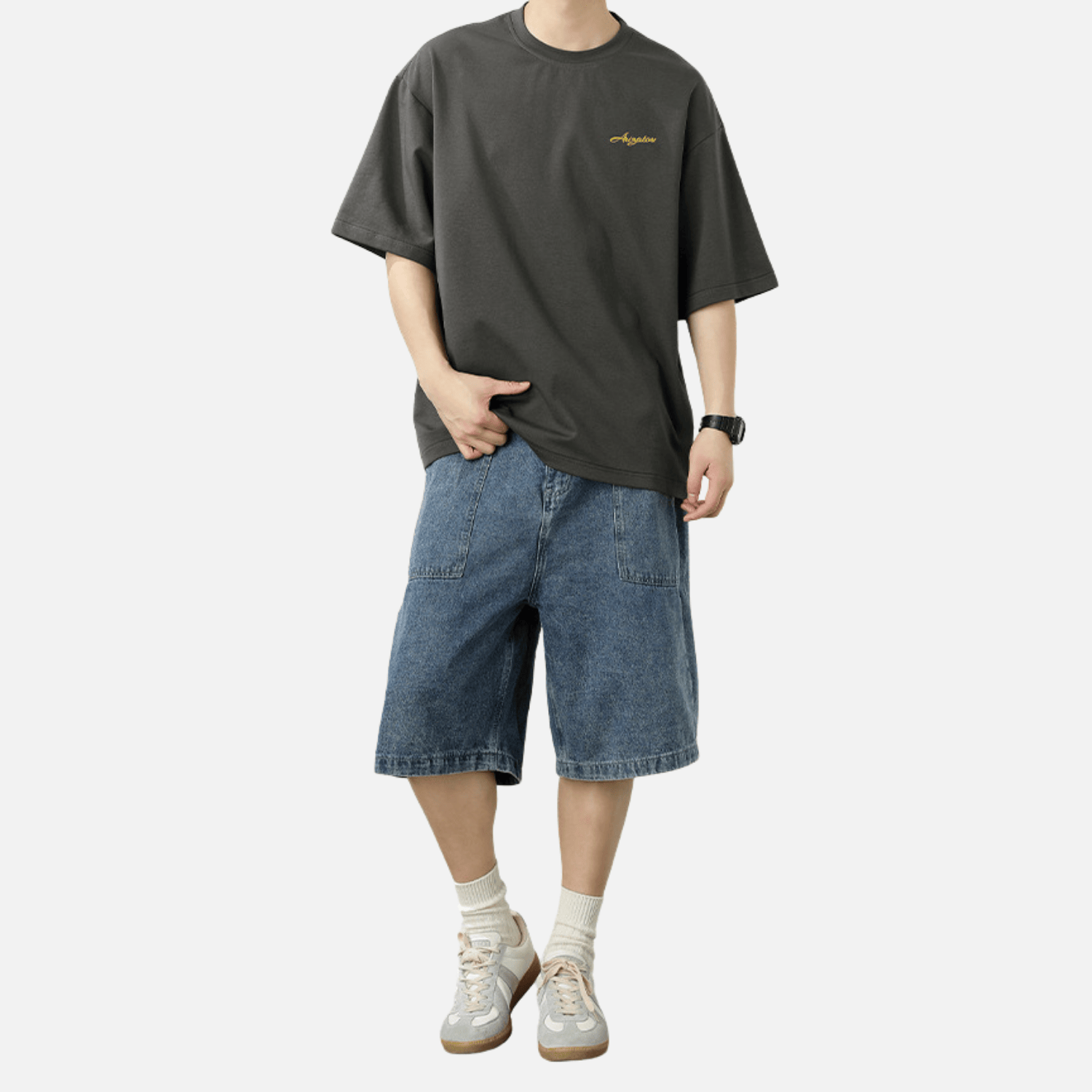 Style Core Aesthetics, New Style Trends Casual Embroidered Tee Style Core Aesthetics, New Style Trends Casual Embroidered Tee