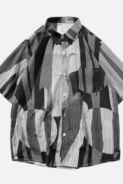 Style Core Aesthetics, New Style Trends Casual Pixel Style Shirt