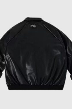 Style Core Aesthetics, New Style Trends Casual Zip-Up Fashionable Collar Leather Jacket