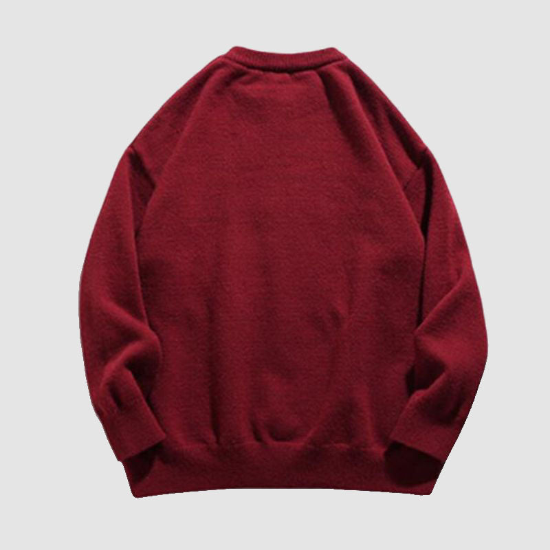 Style Core Aesthetics, New Style Trends Cat Pattern Jacquard Pullover Style Core Aesthetics, New Style Trends Cat Pattern Jacquard Pullover