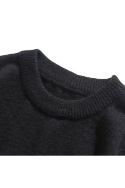 Style Core Aesthetics, New Style Trends Cat Pattern Jacquard Pullover