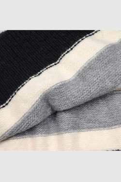 Style Core Aesthetics, New Style Trends Cat Striped Knit Sweater