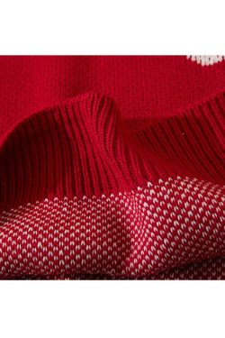 Style Core Aesthetics, New Style Trends Christmas Bear Jacquard Pullover