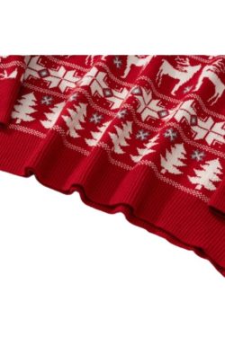 Style Core Aesthetics, New Style Trends Christmas Elk Jacquard Pullover