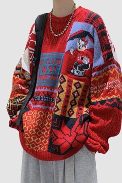 Style Core Aesthetics, New Style Trends Christmas Ski Bear Sweater