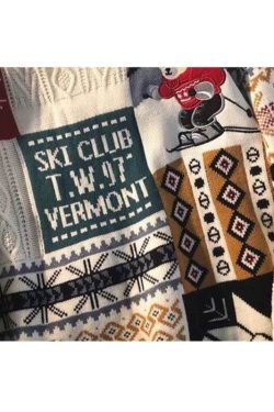 Style Core Aesthetics, New Style Trends Christmas Ski Bear Sweater