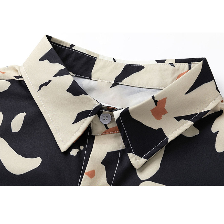 Style Core Aesthetics, New Style Trends Chrysanthemums Print Summer Shirt Style Core Aesthetics, New Style Trends Chrysanthemums Print Summer Shirt