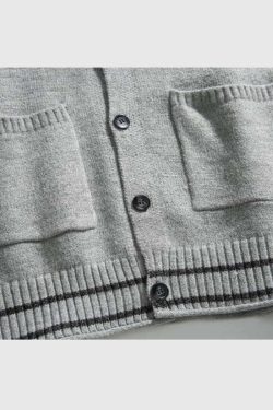 Style Core Aesthetics, New Style Trends Classic Button-Up Knit Cardigan