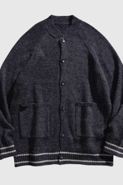 Style Core Aesthetics, New Style Trends Classic Button-Up Knit Cardigan