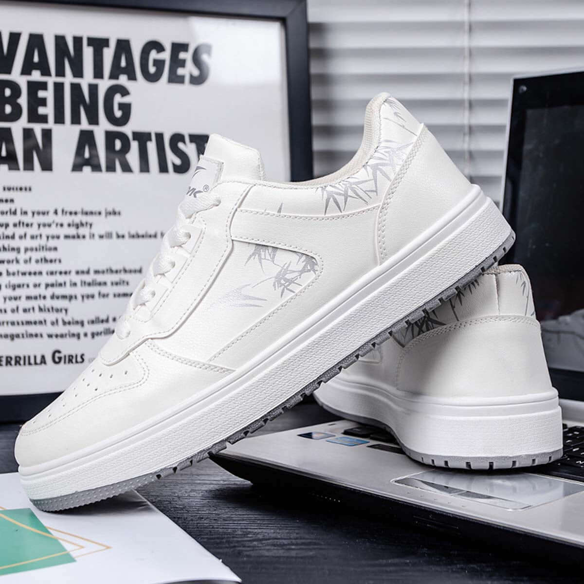 Style Core Aesthetics, New Style Trends Classic Monochrome Low-tops Style Core Aesthetics, New Style Trends Classic Monochrome Low-tops