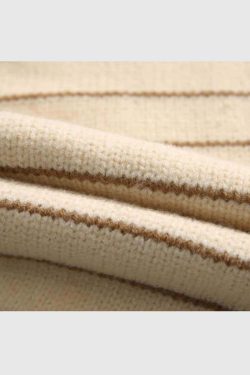 Style Core Aesthetics, New Style Trends Classic Striped Crew Neck Sweater