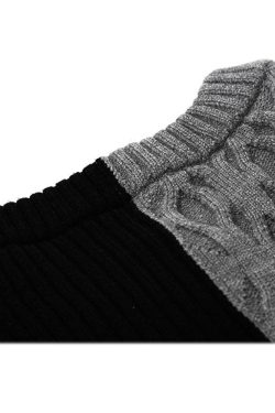 Style Core Aesthetics, New Style Trends Color Block Cherry Pattern Cardigan Sweater