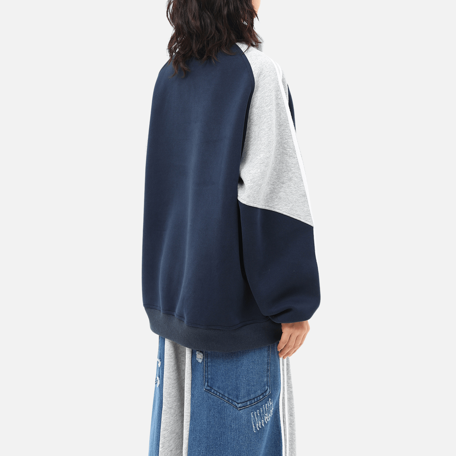 Style Core Aesthetics, New Style Trends Color-Block Embroidered Stand Collar Jacket Style Core Aesthetics, New Style Trends Color-Block Embroidered Stand Collar Jacket