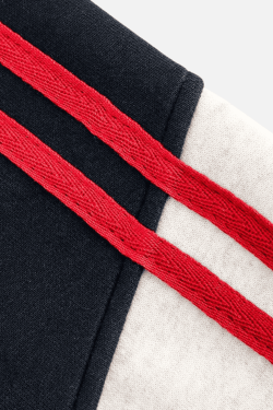 Style Core Aesthetics, New Style Trends Color-Block Embroidered Stand Collar Jacket