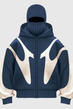 Style Core Aesthetics, New Style Trends Color Block Hoodies