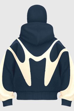 Style Core Aesthetics, New Style Trends Color Block Hoodies