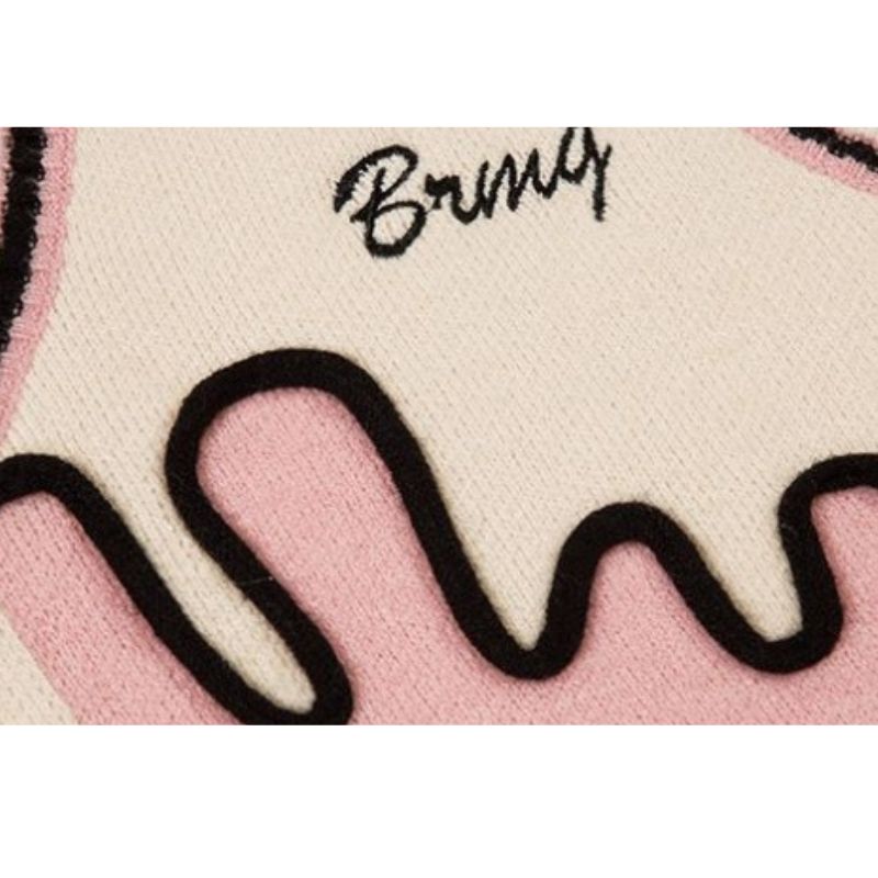 Style Core Aesthetics, New Style Trends Color Block Letter Loose V-Neck Vest Style Core Aesthetics, New Style Trends Color Block Letter Loose V-Neck Vest